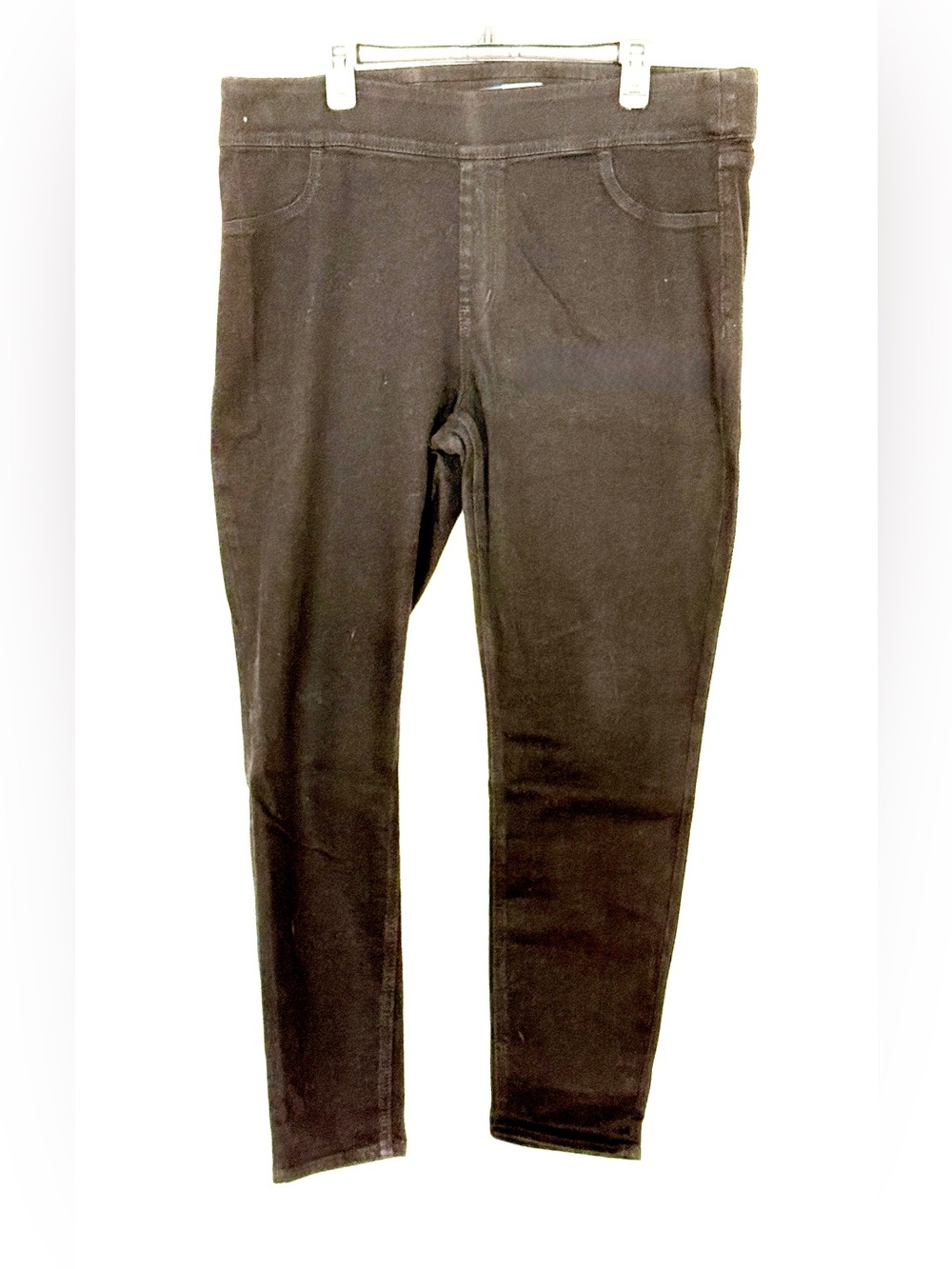 Old Navy WOW Black Pull-On Jeggings-Jeans Adjustable Waist Plus Stretch 18